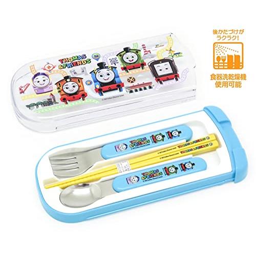 OSKオーエスケー カトラリーセット きかんしゃトーマス 引フタトリオ 箸 スプーン フォーク 日本製 スライド式 食洗機対応 使いやすい 男女 |  | 02