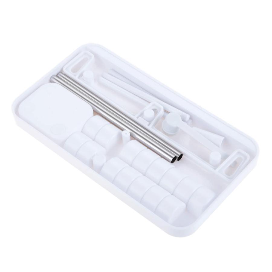 Hicello 糸立てスタンド スプールスタンド 太巻き糸 家庭用刺繍糸 スリーコーン スプール糸ホルダー 家庭用 ミシンアクセサリー 白 |  | 07