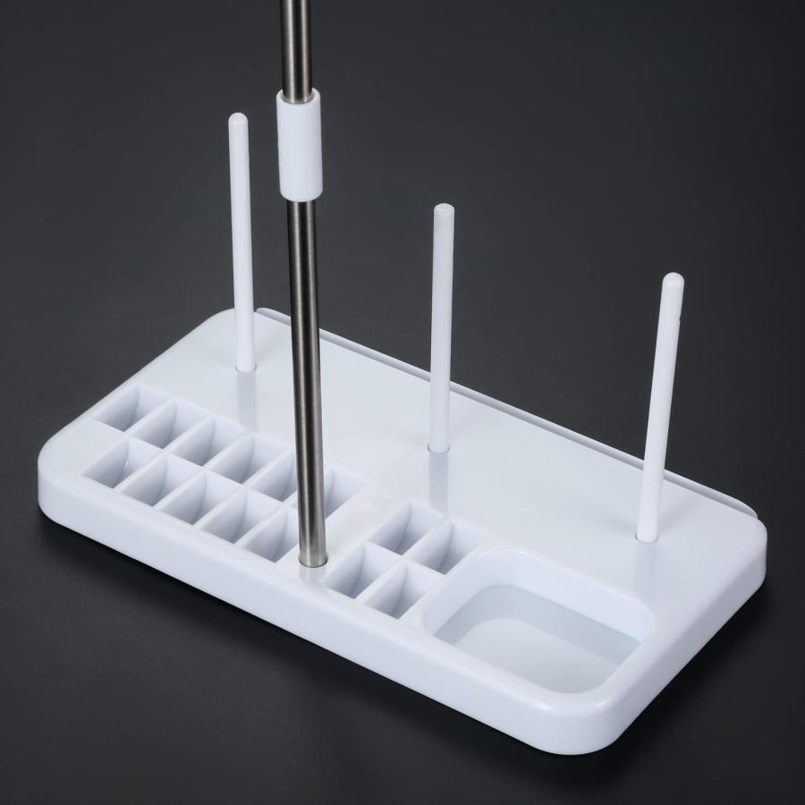 Hicello 糸立てスタンド スプールスタンド 太巻き糸 家庭用刺繍糸 スリーコーン スプール糸ホルダー 家庭用 ミシンアクセサリー 白 |  | 08