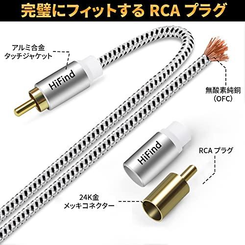 RCAオーディオケーブル ステレオ音声ケーブル 2重シールド 分岐型アナログオーディオケーブル RCAオス-RCAオス 2RCA接続赤白ケーブル |  | 02