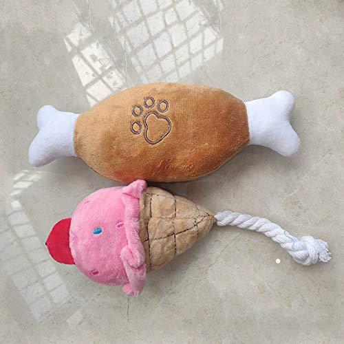 NUOMIZI 犬おもちゃ 犬噛むおもちゃ 音の出るおも 音が鳴る ちゃ ペット用品 ぬいぐるみ 運動不足 ストレス解消 清潔安全 丈夫 耐久性 |  | 06
