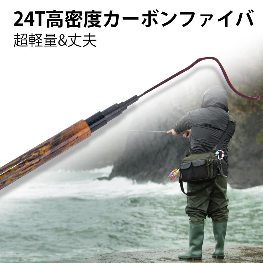 Goture 渓流竿 コンパクト 延べ竿 2.1m カーボン ロッド 超軽量 携帯便利 淡水釣り 河川 堤防 湖畔 渓流 |  | 02