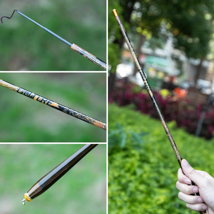 Goture 渓流竿 コンパクト 延べ竿 2.1m カーボン ロッド 超軽量 携帯便利 淡水釣り 河川 堤防 湖畔 渓流 |  | 06