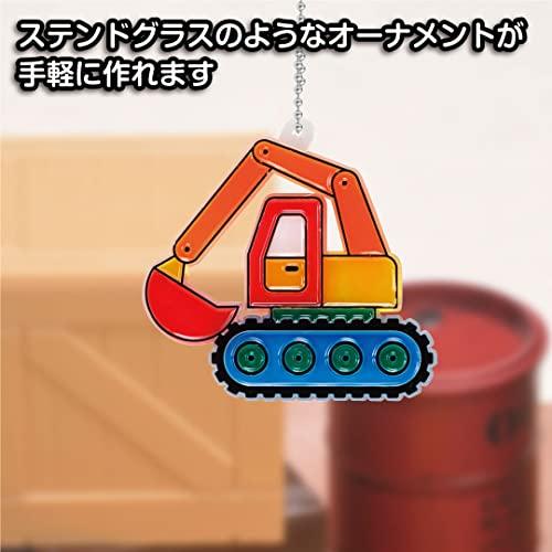 ヤマト グラスデコ オーナメントプレートパック はたらくクルマ GDP-H1 透明 |  | 04