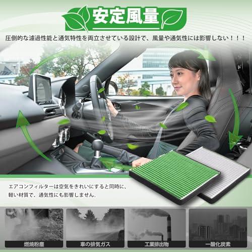 AUTO SPEC ニッサン ノート E12系 エアコンフィルター 抗ウイルスタイプ 特殊4層構造 日産車 マーチ K13系 /ラティオ N17 |  | 07