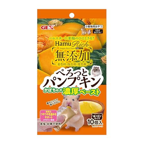 ジェックス GEX ハムリッチ ぺろっとパンプキン ハムスター・草食動物用 垂れにくいペースト状のおやつ かぼちゃの濃厚ペースト 健康なつやつや |  | 01