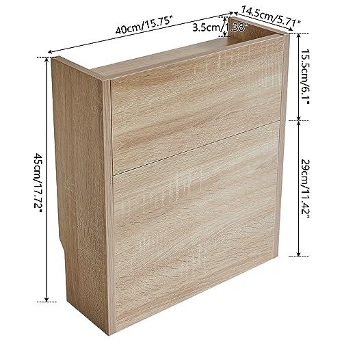 IBUYKE ケーブルボックス 木製 2段収納 ケーブル ルーター 収納ボックス 隠す 配線カバー 扉付き 大き目 スマホスタンド機能 40×1 |  | 05