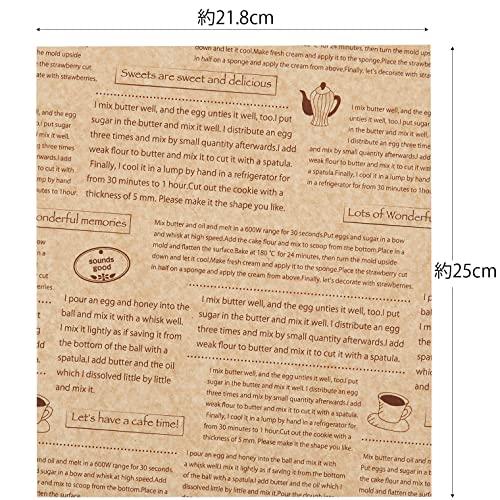 関西紙工Kansaishiko WAXペーパー英字柄40枚入 日本製 160096 |  | 01