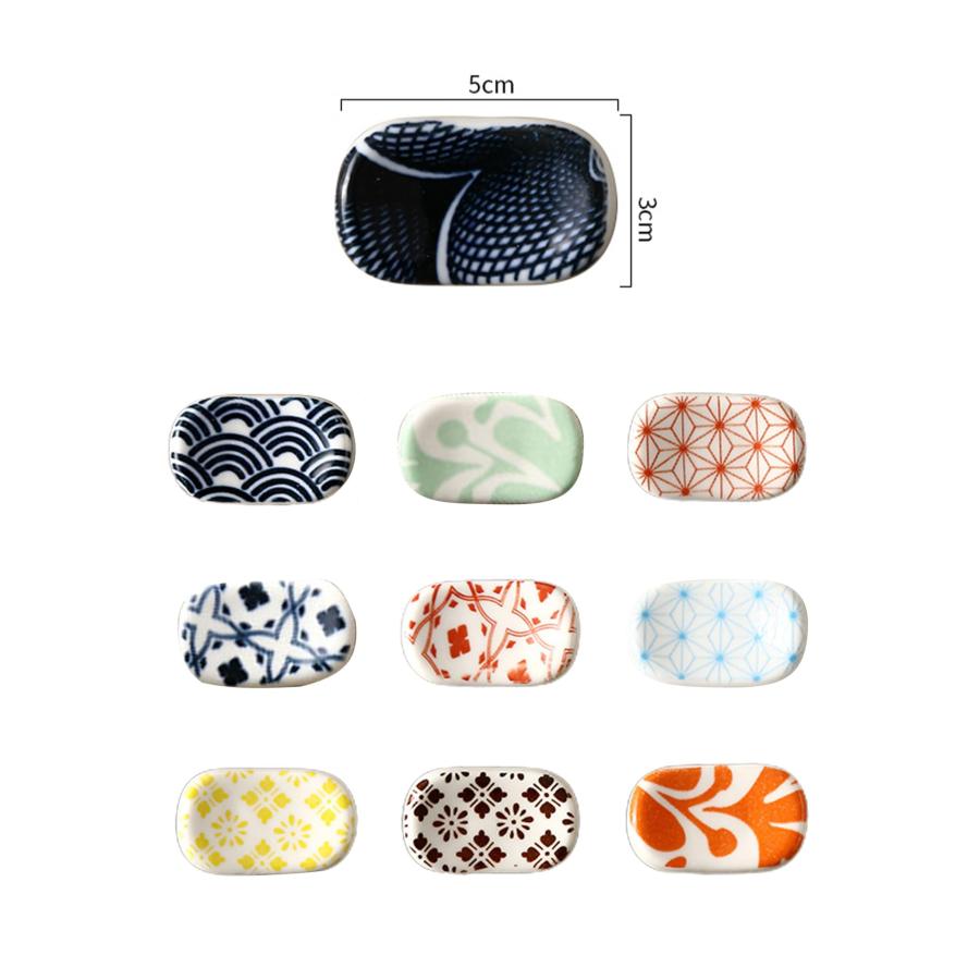 happykau 箸置き そらまめ 16個セット 箸枕 はしおき 箸台 和風 和柄 陶器 和食器 おもしろ お箸置き 可愛い 箸休め 卓上飾り物 |  | 05