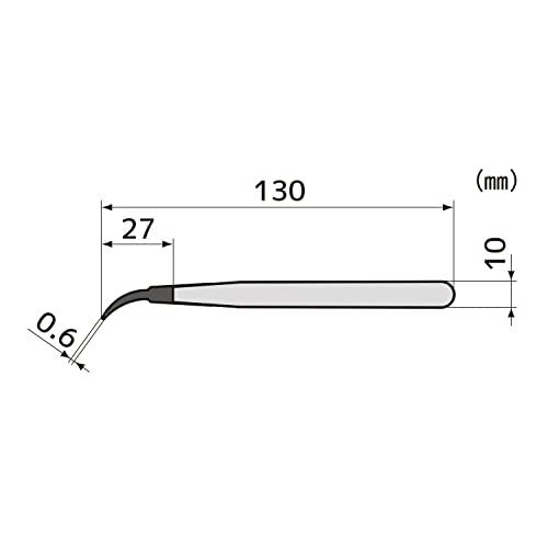 ENGINEER エンジニア ESDピンセット 静電気対策 曲がりタイプ 130mm PTZ-43 |  | 02