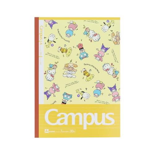 まるページ サンスター文具 サンリオキャラクター ノート キャンパスノート A罫 5