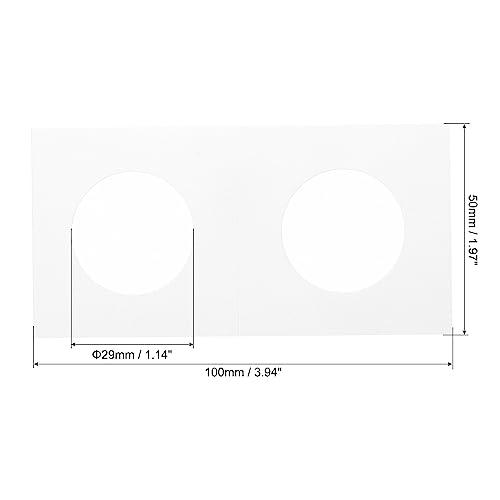 PATIKIL 2 x 2 コインフリップ 50個 29 mm ダンボールコインホルダー ペーパーコインホルダー コイン収集 コレクター用 ホワ |  | 01