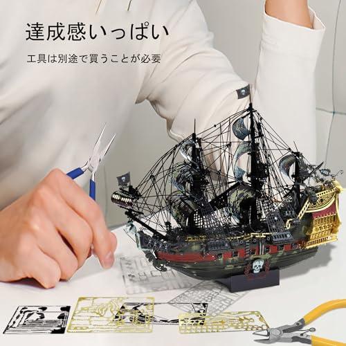 Piececoolピースクール 立体パズル アン女王の復讐号 帆船 海賊船