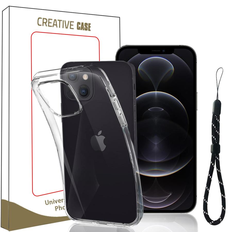 FOR iPhone 13 mini 5.4 用のケースの落下防止衝撃吸収擦り傷 FOR iPhone 13 mini 5.4 用の透明保護カバ | 