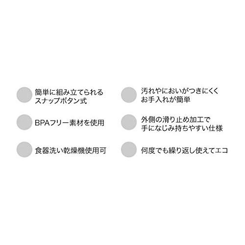 Fozzils 折りたたみ式食器セット スナップフォールド ソロパック ホワイト 295-22002/1899073 |  | 03