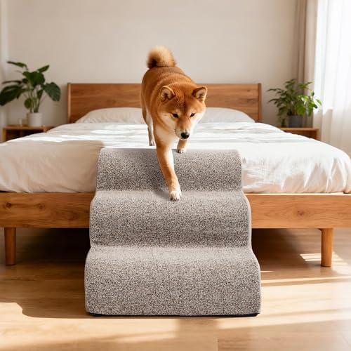 犬用ステップ 3段 ドッグステップ 犬用スロープ 犬用踏み台 犬用階段 小型犬 室内犬 高齢犬 滑り止めマット付き カバー取り外し 洗える 手持 |  | 06