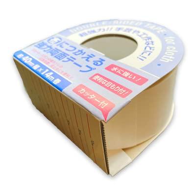 布につかえる強力両面テープ 幅40mm×長さ14m 仮止め 手芸 工作 DIY カッター付 目盛り付 |  | 07