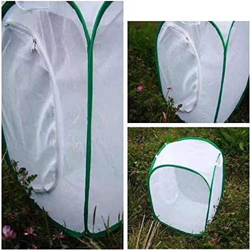 40x40x60cm 昆虫ケージ 通気性 ネット 繁殖 飼育ケース 虫かご バタフライケージ 蝶/バッタ/シルクワーム/グローバーム生息地（2p |  | 01