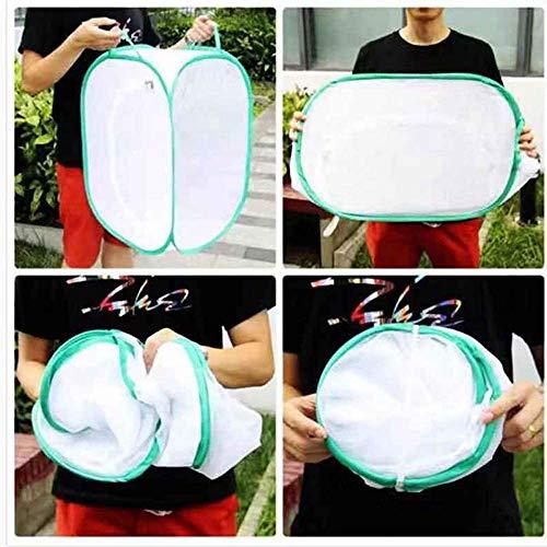 40x40x60cm 昆虫ケージ 通気性 ネット 繁殖 飼育ケース 虫かご バタフライケージ 蝶/バッタ/シルクワーム/グローバーム生息地（2p |  | 02