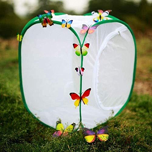 40x40x60cm 昆虫ケージ 通気性 ネット 繁殖 飼育ケース 虫かご バタフライケージ 蝶/バッタ/シルクワーム/グローバーム生息地（2p |  | 06