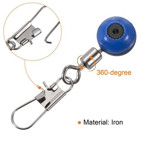 PATIKIL 釣りラインシンカースライド 26LBS 負荷容量 20個 フロートコネクタ ローリングスイベル インターロックスナップ付き 釣り |  | 03