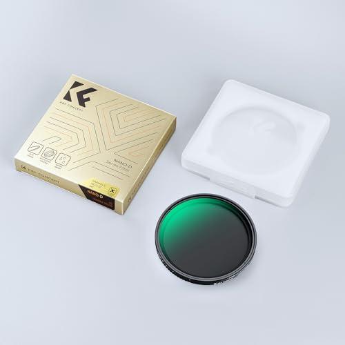 K&F CONCEPT 77mm 可変NDフィルター ND2-ND32 減光量調整 X状ムラ制御 バリアブル 光学ガラス 24層コーティング 撥 |  | 07