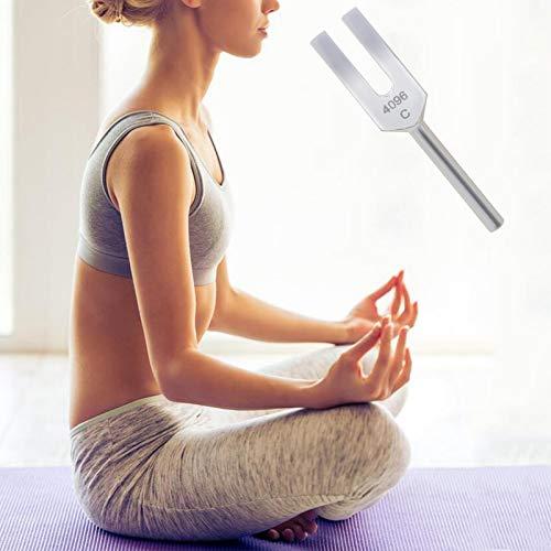 クリスタルチューナー 4096Hz 音叉 天然水晶 浄化用 5点セット