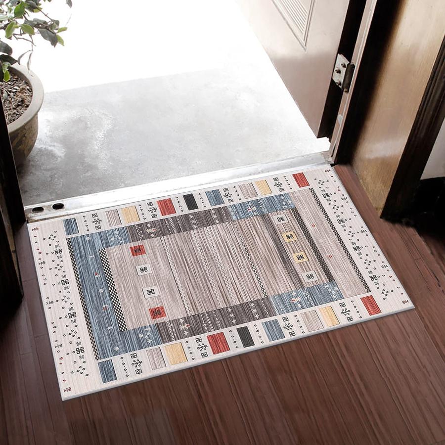 LQI 玄関マット屋内 60X90cm キッチンマット 台所マット ドアマット 滑り止め 泥落としマット 吸水 |  | 06