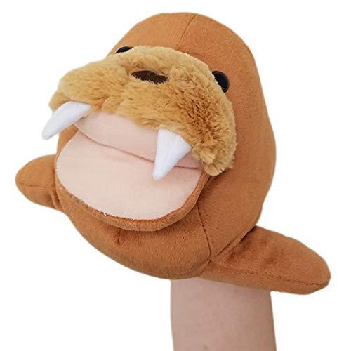 LOVE PETS by BESTEVERセイウチ ハンドパペット 犬 おもちゃ ペットトイ カシャカシャ キュッキュッ 音が鳴る ストレス解消 | 