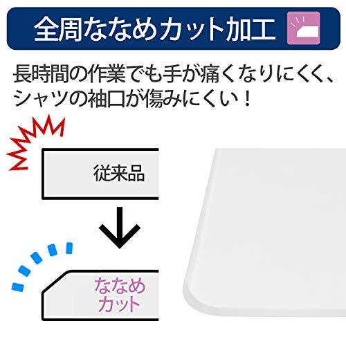 プラス デスクマット 透明 マウス対応 両面転写軽減 1190×590mm 斜めカット 41-014 |  | 06