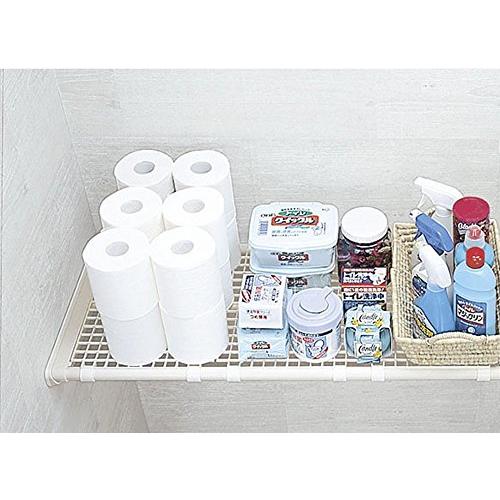 トンボ 突っ張り棚 伸縮 超強力タイプ ワイド 幅119~200cm対応 ホワイト 伸縮ラック 新輝合成 WM-200 |  | 07