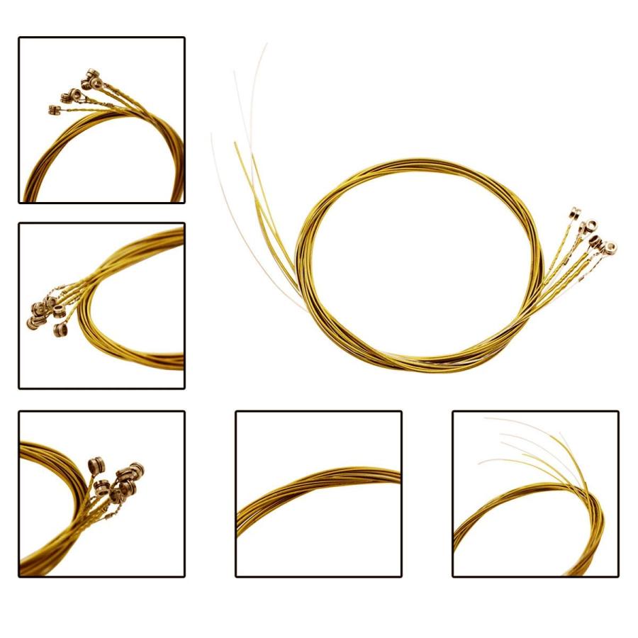 アコースティックギターストリング3フルセット1ピースのギターカポと1ピースのギター弦楽器ツールと10ピースのギターピック付き |  | 02