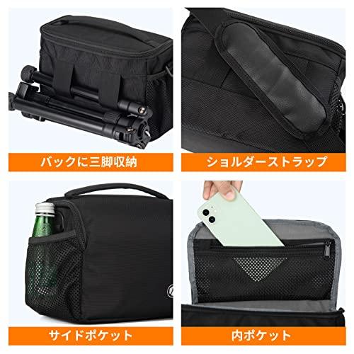 TARION カメラバッグ ショルダーバッグ コンパクト 軽量 撥水
