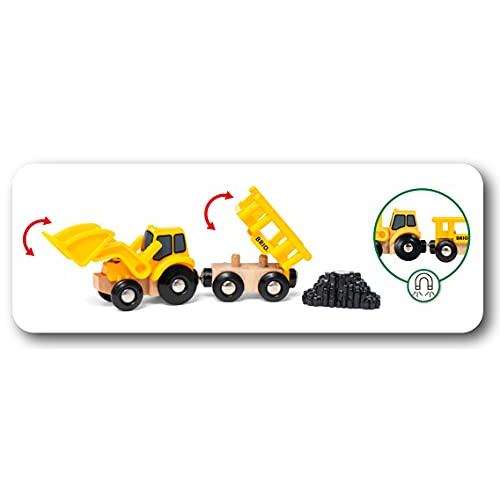 BRIO WORLDブリオワールド 工事車両セット 対象年齢 3歳~ 電車