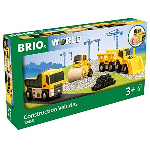 BRIO WORLDブリオワールド 工事車両セット 対象年齢 3歳~ 電車 おもちゃ 木製 レール 33658 |  | 08