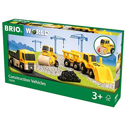 BRIO WORLDブリオワールド 工事車両セット 対象年齢 3歳~ 電車