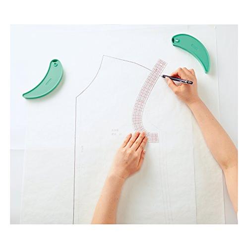 クロバーClover Clover ソーイング用品 クロバー カーブ定規 ミニものさし付 25-051 |  | 02