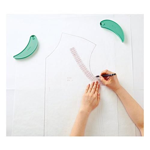 クロバーClover Clover ソーイング用品 クロバー カーブ定規 ミニものさし付 25-051 |  | 03