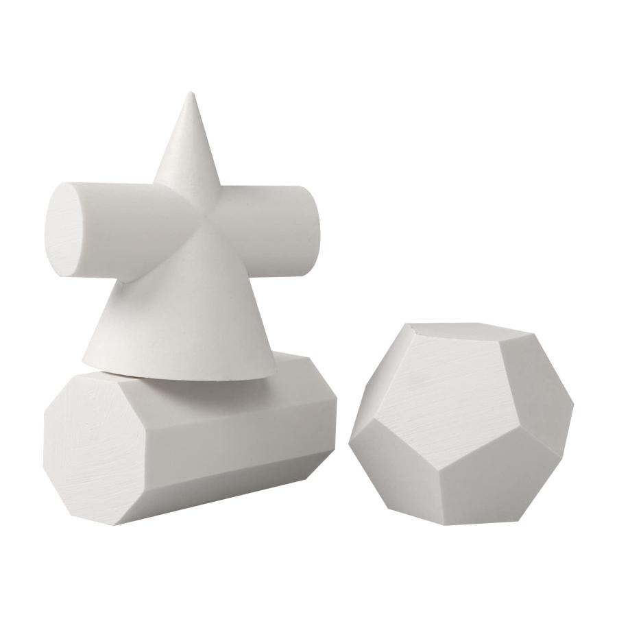 10個セット デッサン 模型 図形 モデル 幾何学 ミニ 樹脂模型 スケッチ 練習 素描 学習 描画 ツール 美術用品 学校 家庭用 置物 装飾 |  | 03
