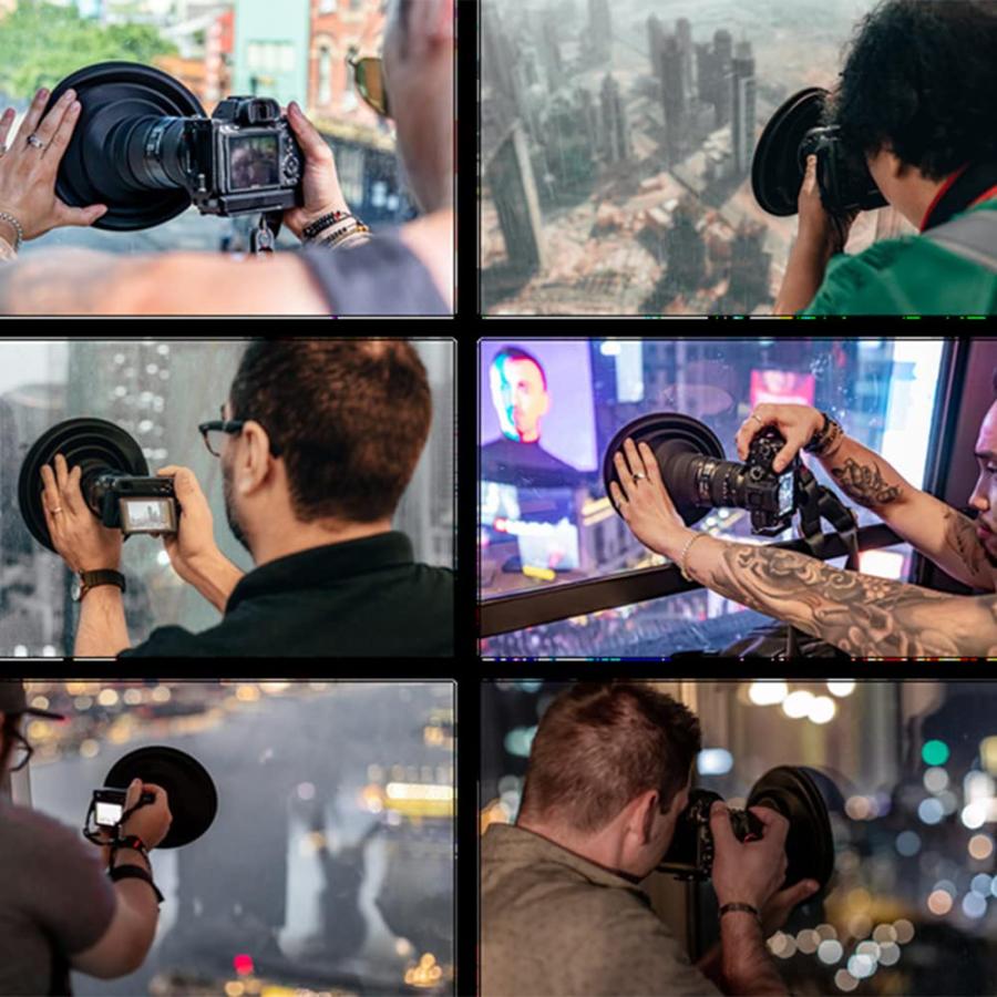 レンズフード 夜景撮影 レンズ ガラス越し撮影 窓ガラスの映り込み防止 反射防止 簡単装着 シリコンレンズ 一眼レフカメラ用 動画撮影 柔軟性 |  | 06