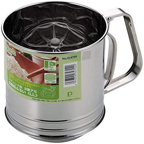 パール金属 EEスイーツ ステンレス製 2重アミ自動 粉ふるい LL 日本製 D-4724 |  | 06