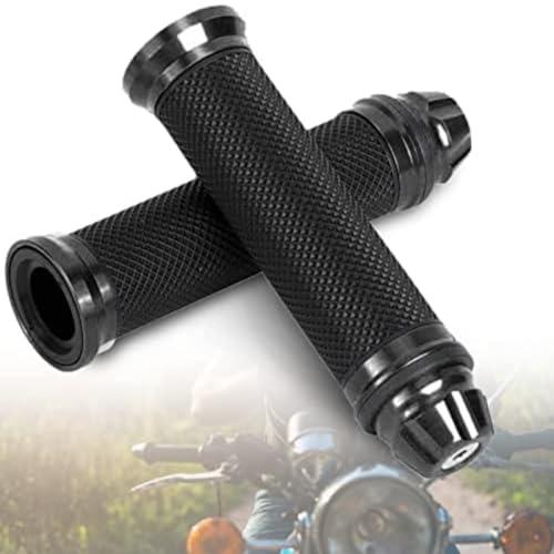 バイク グリップ 左右セット アルミ バーエンド 22.2mm カスタム バイク クリップ 汎用 ブラック色 |  | 05