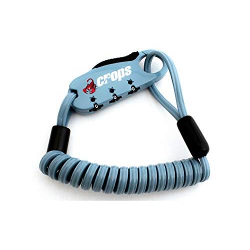 クロップスcrops 形状記憶ケーブル ワイヤーロック Q-BIRO MINI キューバイロミニ | 2mmダブル×900mm 3桁ダイヤル S | 