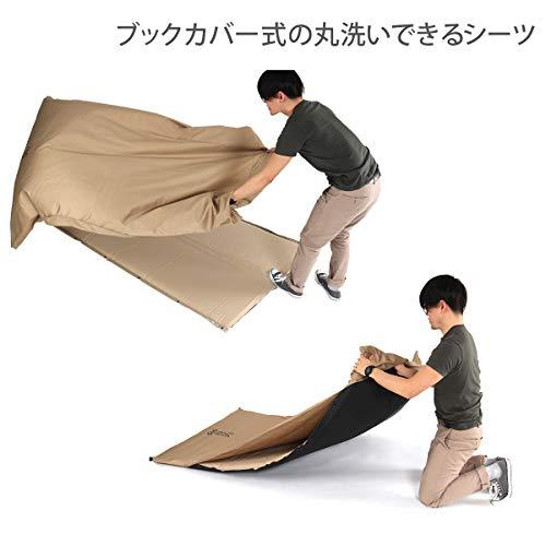 DODディーオーディー ソトネノサソイM 丸洗いシーツ付き 厚み4.5cmエアマット ダブルサイズ CM2-621-TN |  | 03