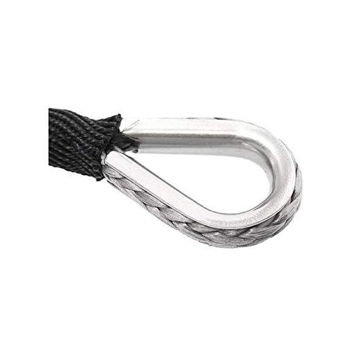 My Outline UHMWPE自動車用基本ウィンチロープ サイズ：6.3mm＊15m シンブルシース付属 色：フックグレー |  | 02