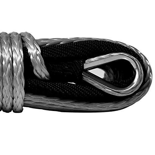 My Outline UHMWPE自動車用基本ウィンチロープ サイズ：6.3mm＊15m シンブルシース付属 色：フックグレー |  | 03