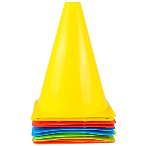 BiAnYC 23cm コーン ミニ カラー マーカーコーン 軽量タイプ 全5色 （各色2個） 10本セット 収納ポーチ付き |  | 02