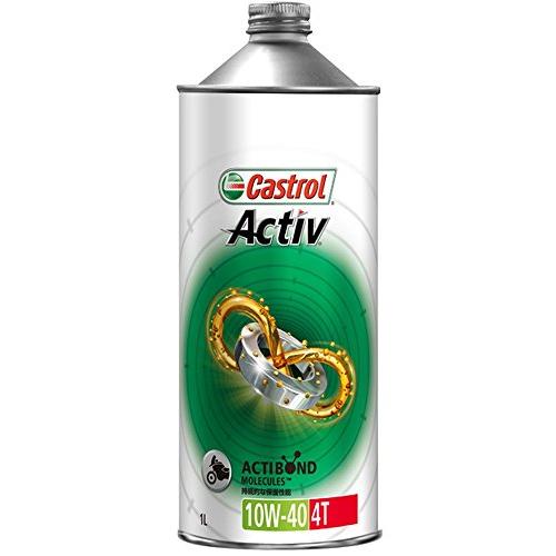 カストロールCastrol エンジンオイル Activ 4T 10W-40 1L 二輪車4サイクルエンジン用部分合成油 JASO MA2 Cas |  | 02