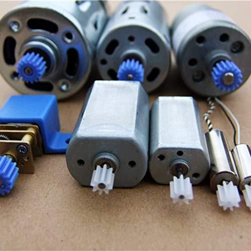 20PCS 10歯 歯車 ギア おもちゃ車モーター モーター ギア ボックス主軸 2mm歯車 ギアラック プラスチック 歯車 ギア シャフト 用 |  | 08