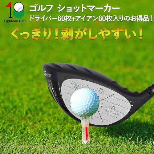 ゴルフ ショットマーカー 120ショット ゴルフ ショットセンサー ゴルフ練習用品 シール ドライバー アイアン ショットセンサー ドライバー用 |  | 01